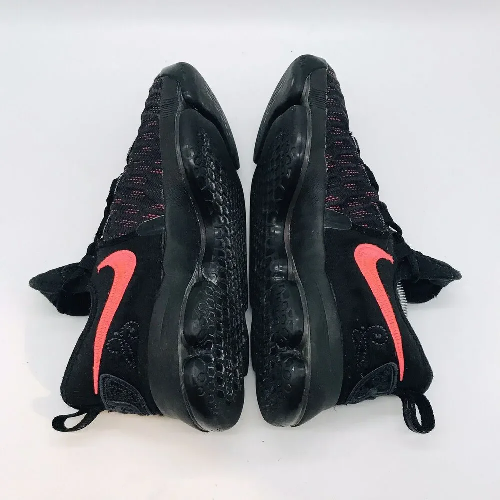 Nike Zoom KD 9 PRM Aunt Pearl GS Sneakers Youth 5.5Y Black Lace Up 869999-060